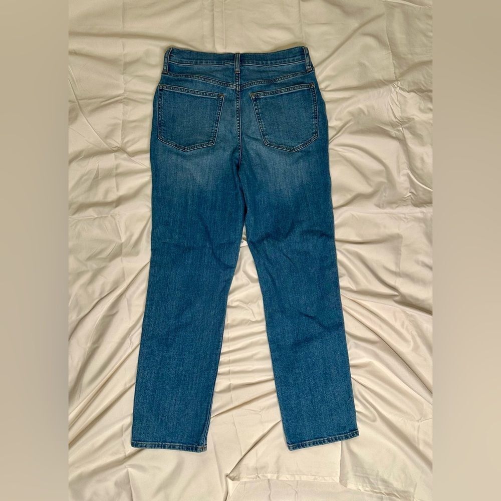 J.Crew High-Rise Classic Vintage Straight-Leg Jeans Size 28 Medium Wash G7007 - Picture 11 of 11